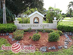 Waterway Cove Community Sign